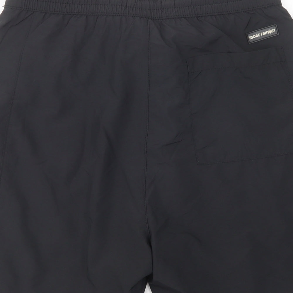 Bershka Mens Beige  Polyamide Sweat Shorts Size M L6 in Regular Drawstring