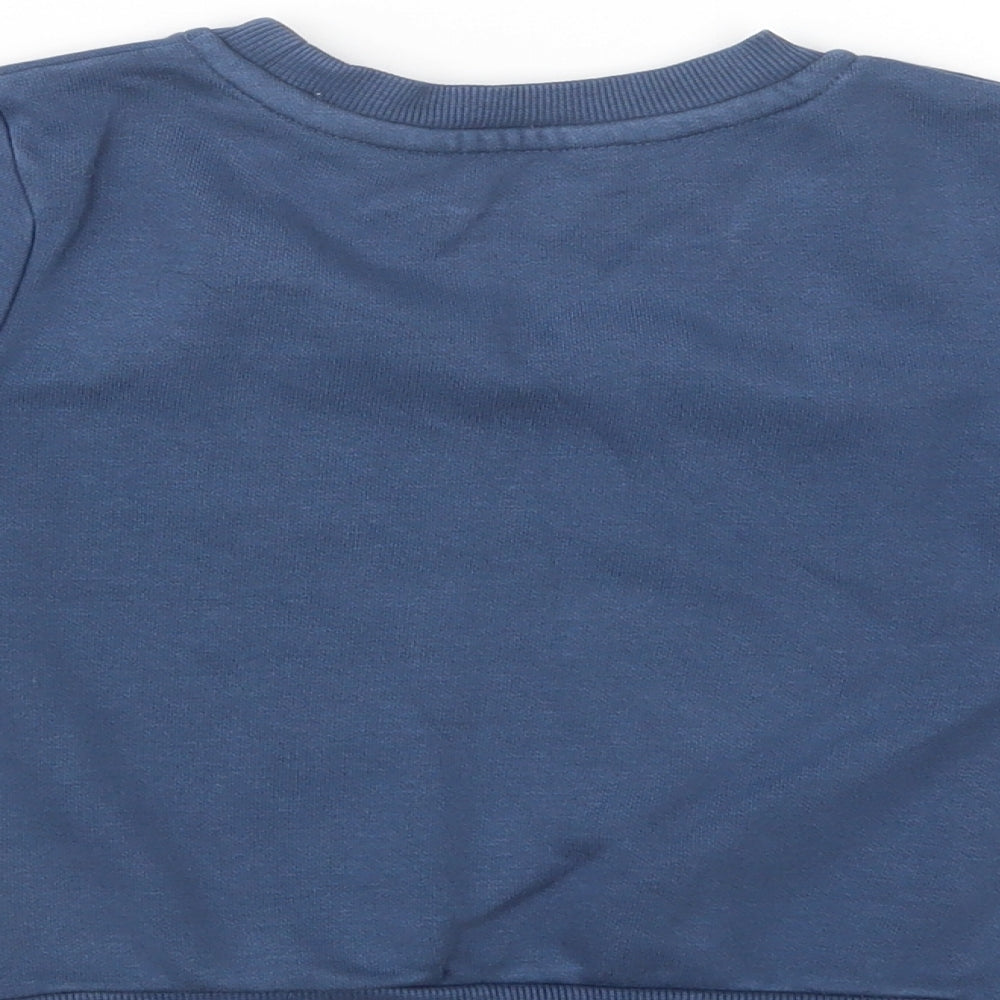 George Baby Blue  Cotton Pullover Jumper Size 18-24 Months  Pullover - Dino