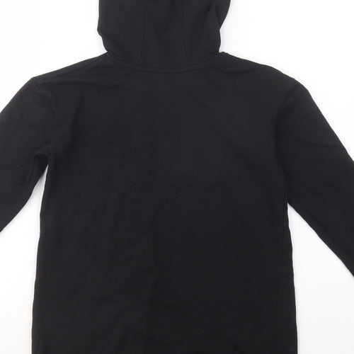 George Girls Black  Cotton Tunic Hoodie Size 7-8 Years  Pullover - Friends