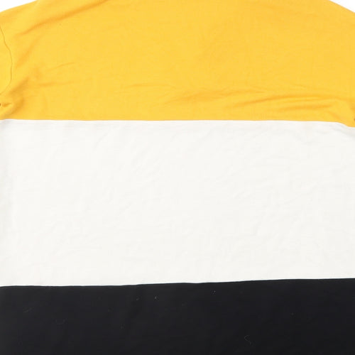 Select Womens Multicoloured Colourblock Viscose Tunic Sweatshirt Size 12  Zip