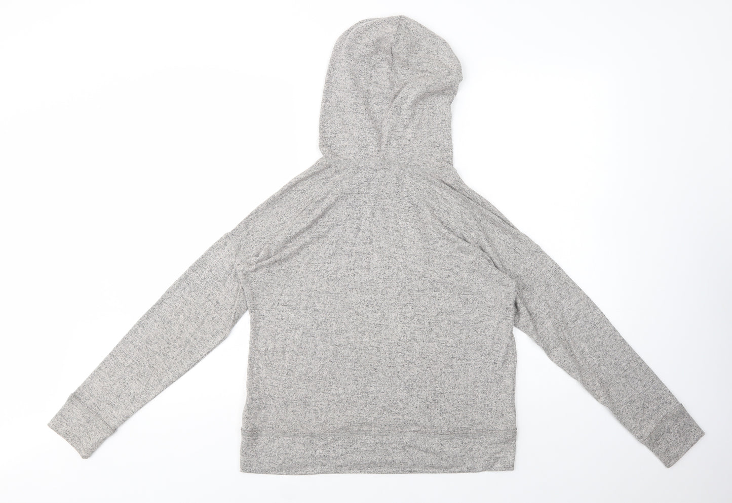 Abercrombie & Fitch Womens Grey  Viscose Pullover Hoodie Size S  Pullover