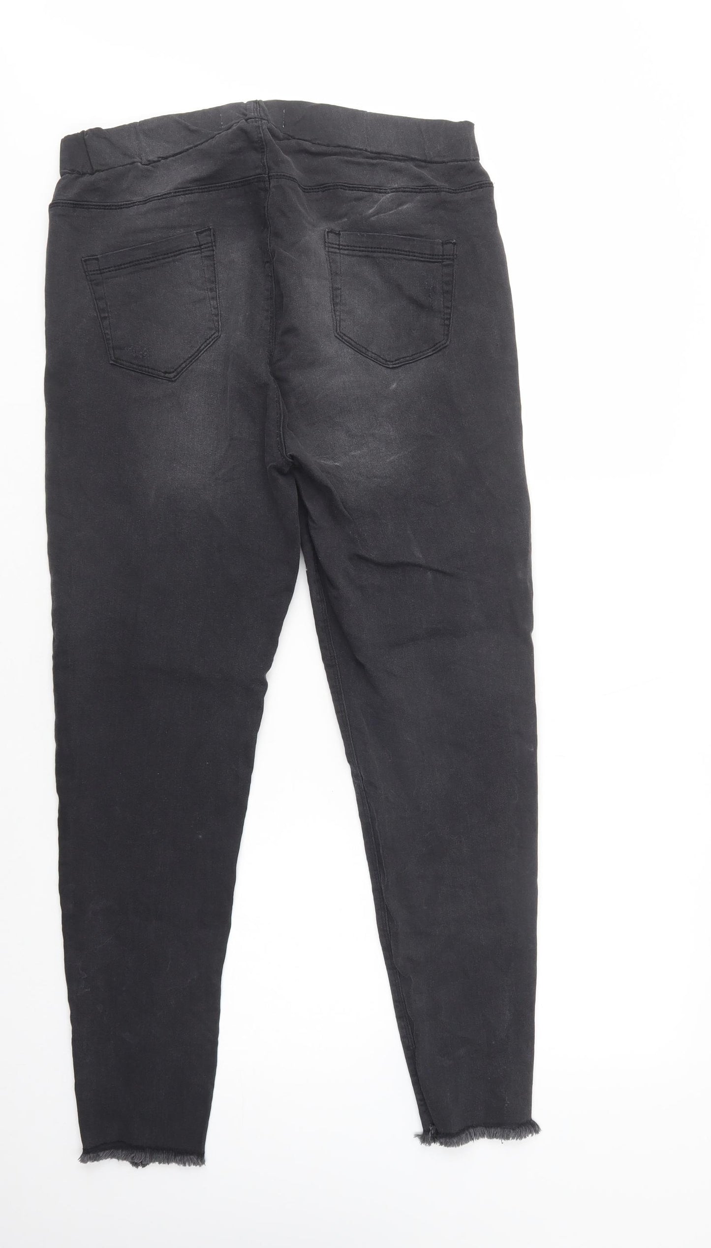 Love Yours Womens Grey  Cotton Jegging Jeans Size 16 L29 in Regular
