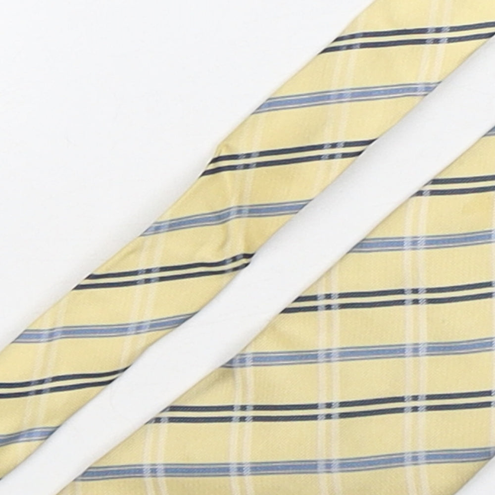 Frangi  Mens Multicoloured Plaids & Checks Silk Pointed Tie One Size