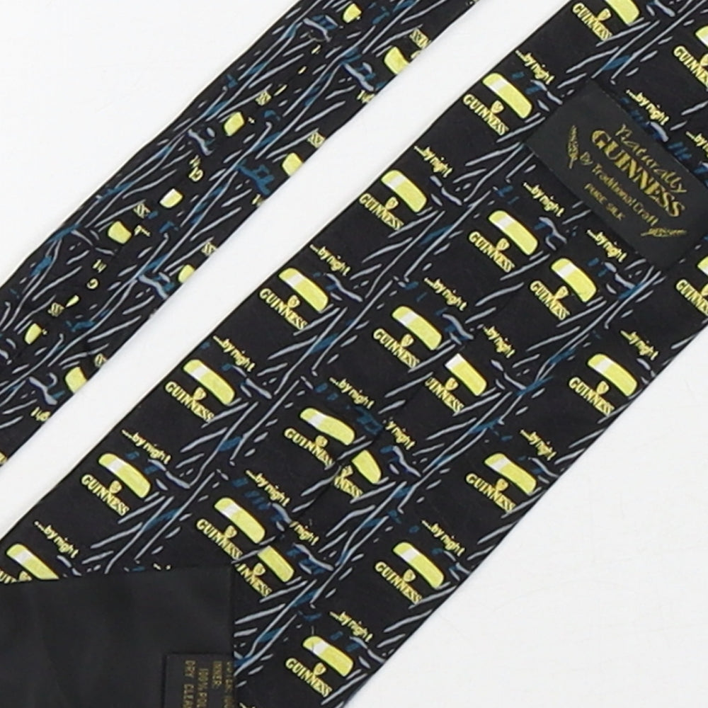 Guinness Mens Multicoloured Geometric Polyester Pointed Tie One Size