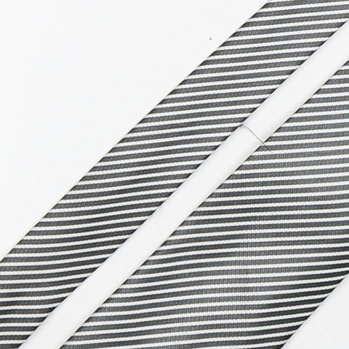 Lime  Mens Multicoloured Striped Polyester Pointed Tie One Size