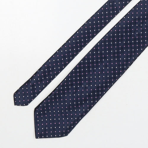 Marks and Spencer Mens Multicoloured Geometric Polyester Pointed Tie One Size
