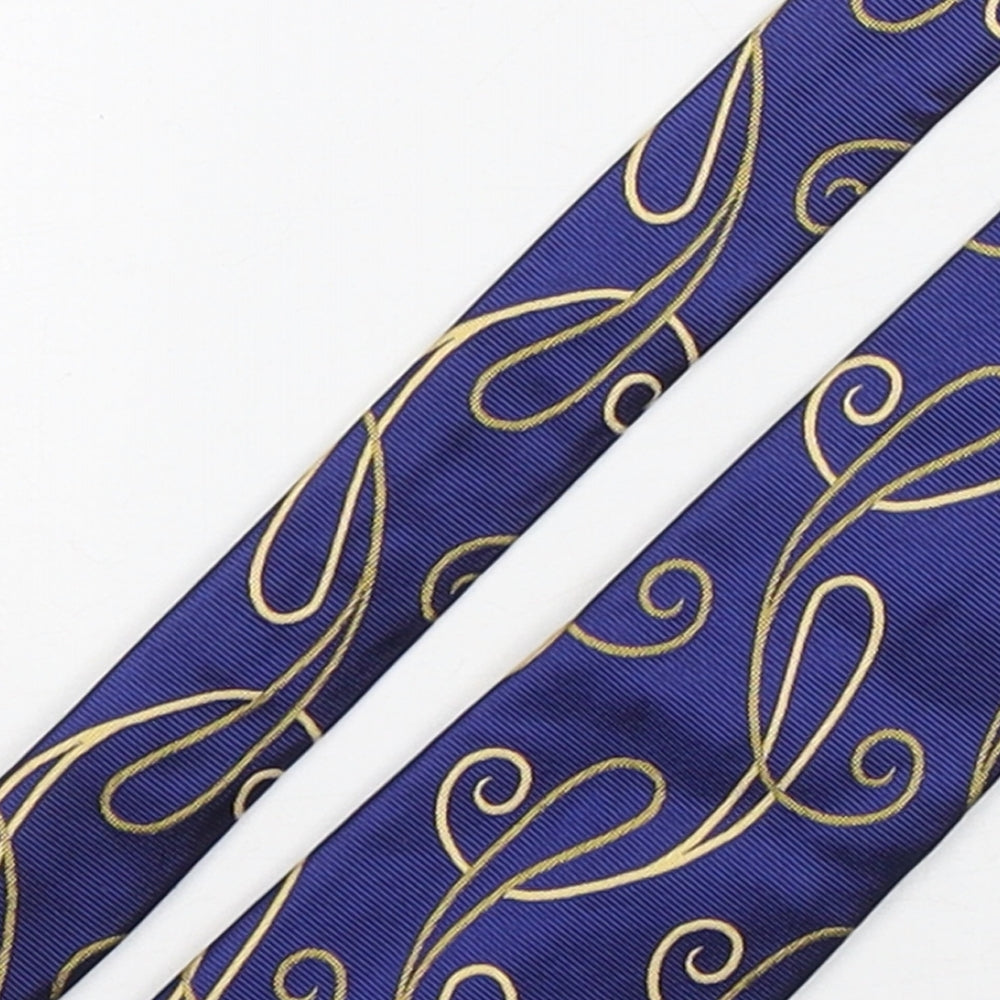 Grosvenor Mens Multicoloured Geometric Silk Pointed Tie One Size