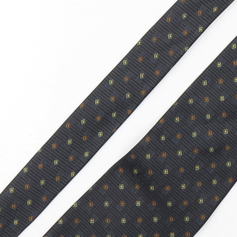 Copperstone Mens Multicoloured Geometric Polyester Pointed Tie One Size