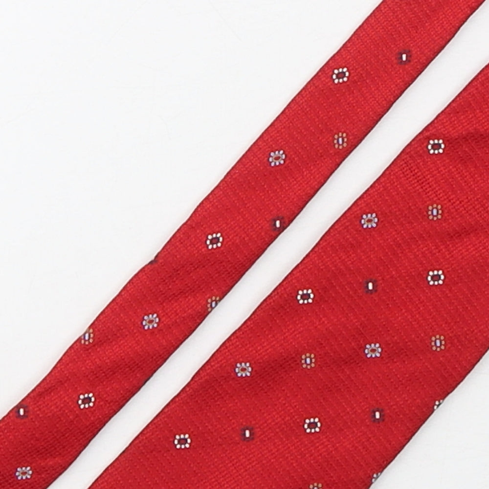 Taylor & Wright Mens Red Floral Silk Pointed Tie One Size