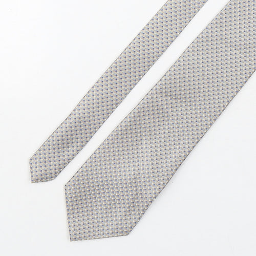 Marks and Spencer Mens Multicoloured Plaids & Checks Polyester Pointed Tie One Size