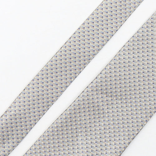 Marks and Spencer Mens Multicoloured Plaids & Checks Polyester Pointed Tie One Size