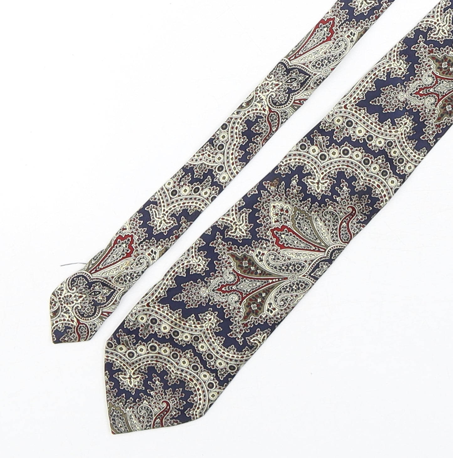 Fabio Ferretti Mens Multicoloured Paisley Silk Pointed Tie One Size
