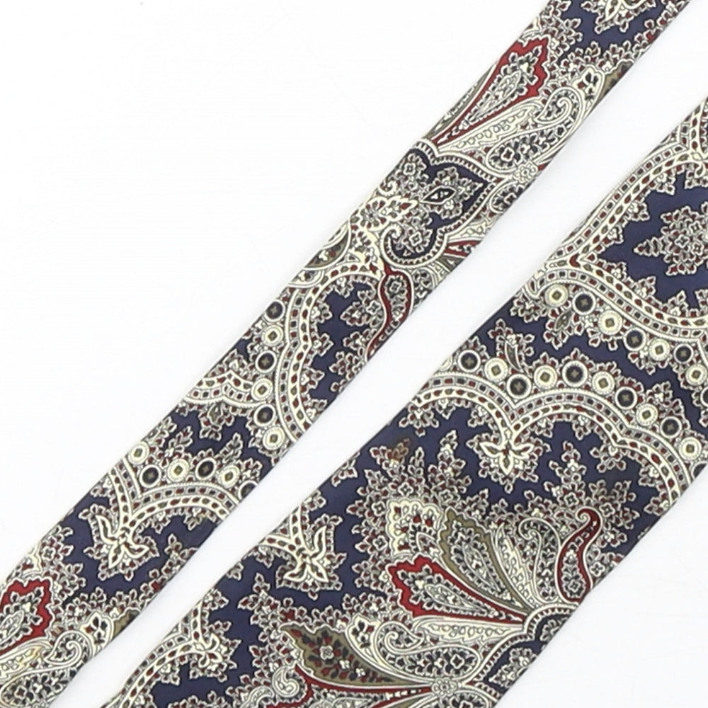 Fabio Ferretti Mens Multicoloured Paisley Silk Pointed Tie One Size