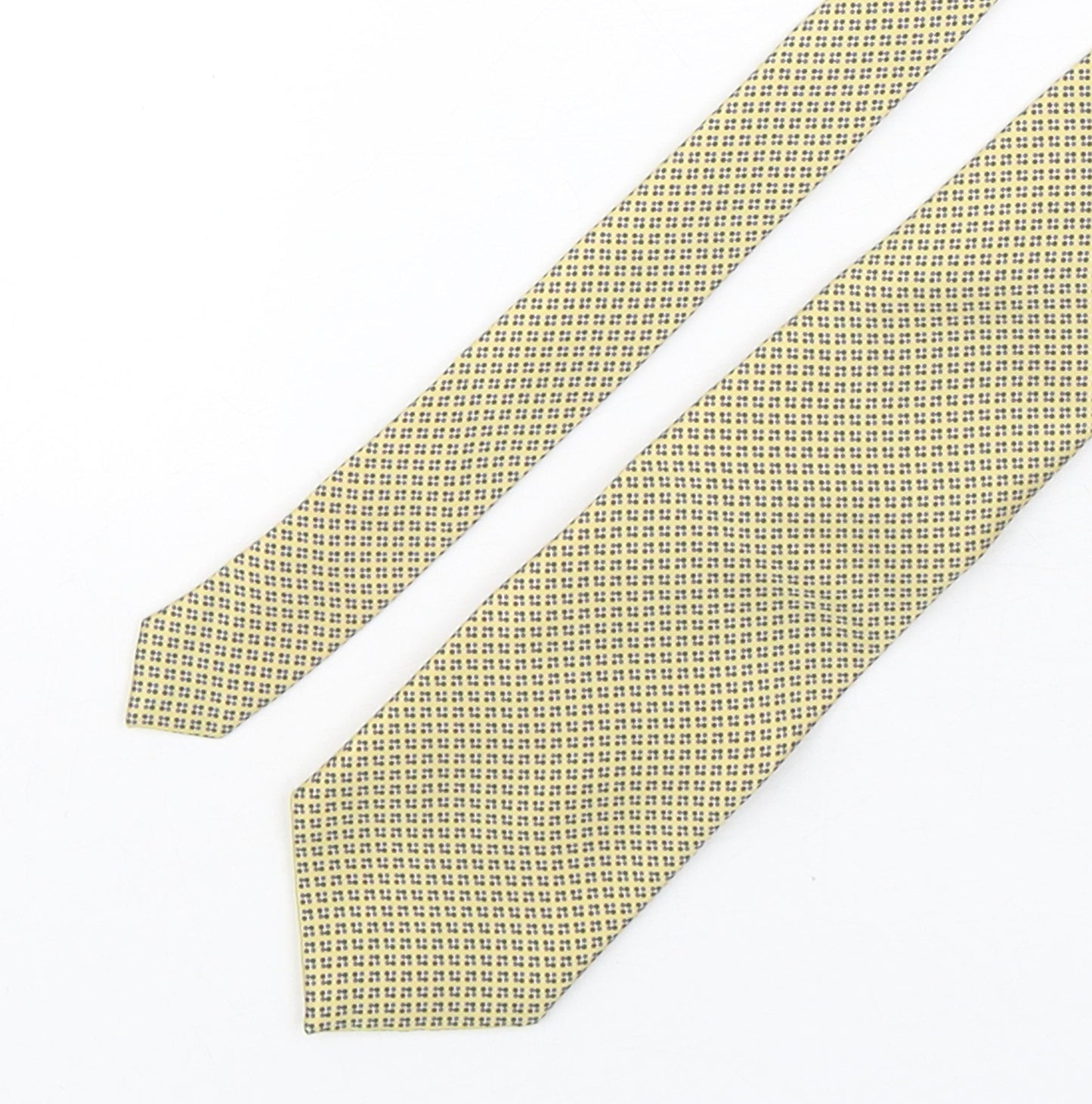 Marks and Spencer Mens Multicoloured Geometric Silk Pointed Tie One Size