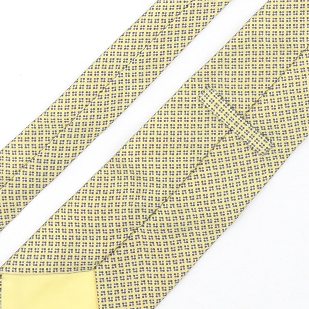 Marks and Spencer Mens Multicoloured Geometric Silk Pointed Tie One Size