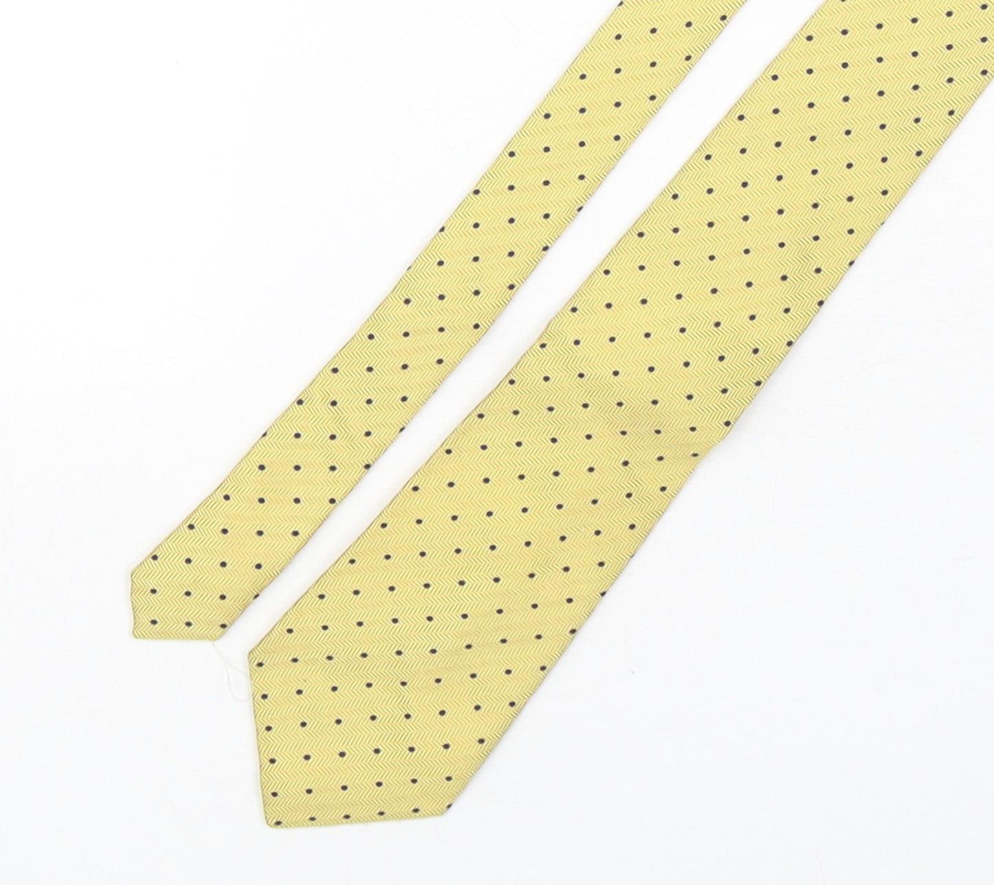 Turnbull & Asser Mens Multicoloured Polka Dot Silk Pointed Tie One Size