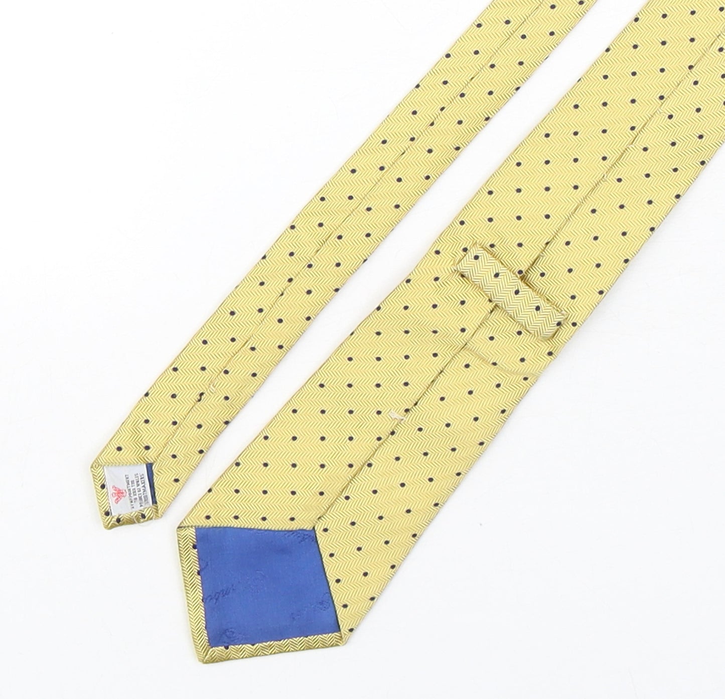 Turnbull & Asser Mens Multicoloured Polka Dot Silk Pointed Tie One Size
