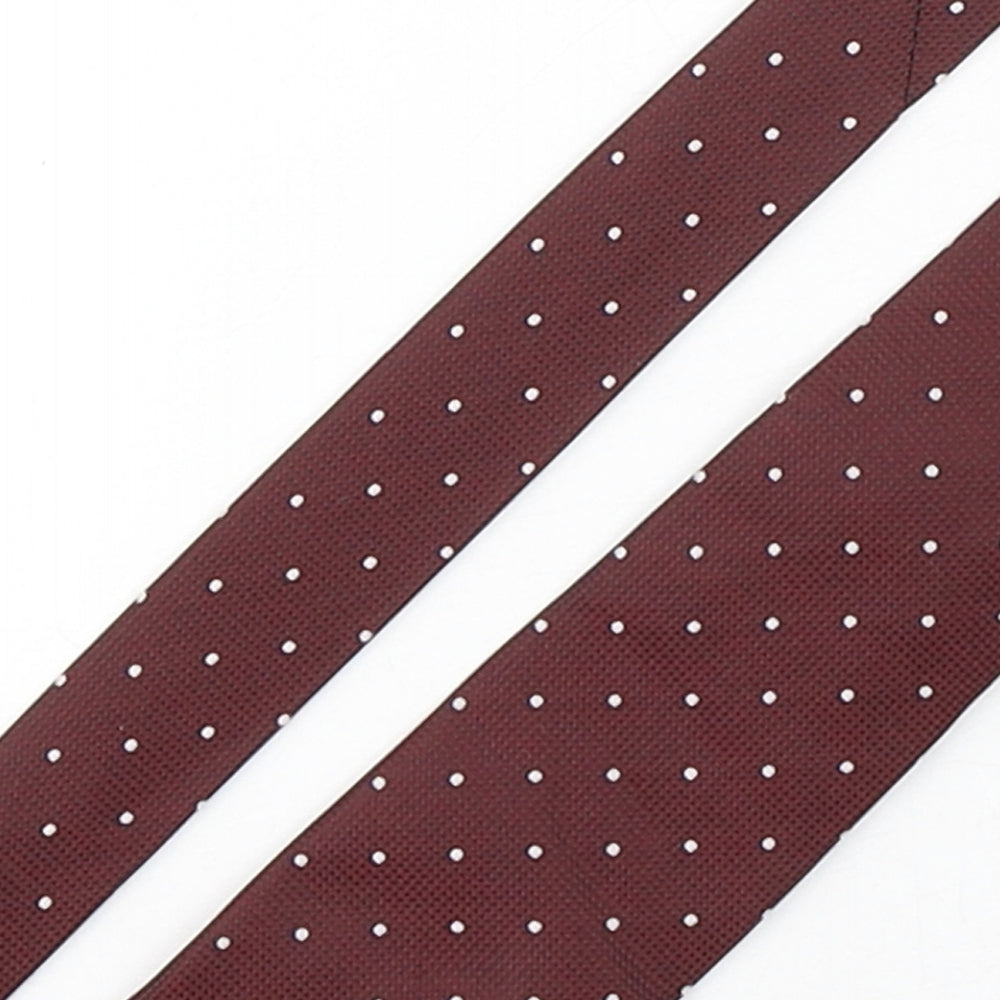 NEXT Mens Multicoloured Polka Dot Polyester Pointed Tie One Size