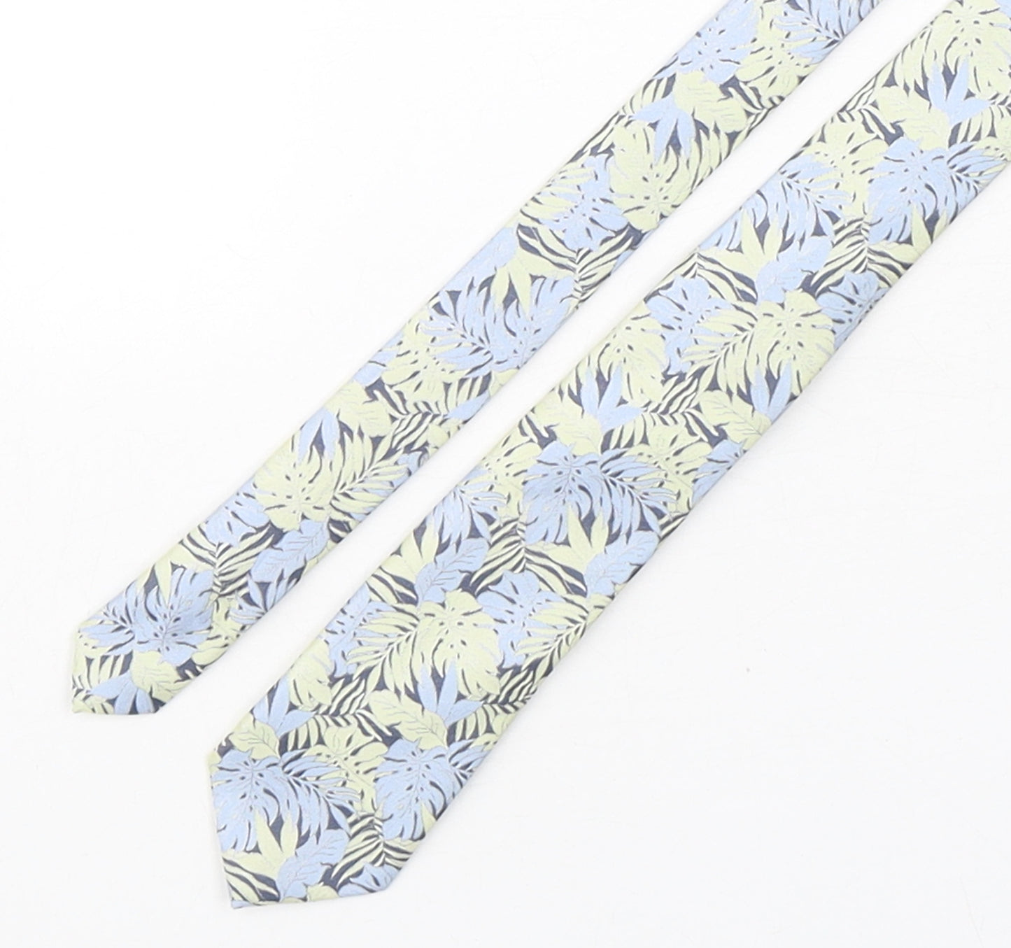 Marks and Spencer Mens Multicoloured Floral Polyester Pointed Tie One Size