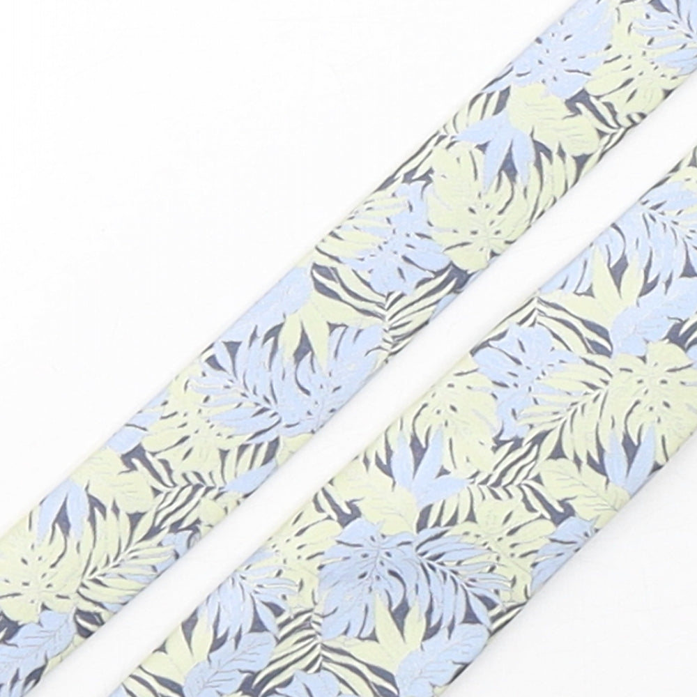 Marks and Spencer Mens Multicoloured Floral Polyester Pointed Tie One Size