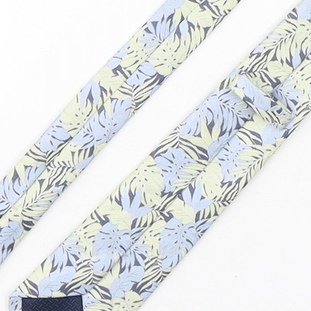 Marks and Spencer Mens Multicoloured Floral Polyester Pointed Tie One Size