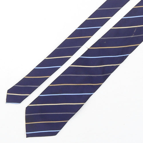Skopes Mens Multicoloured Striped Polyester Pointed Tie One Size