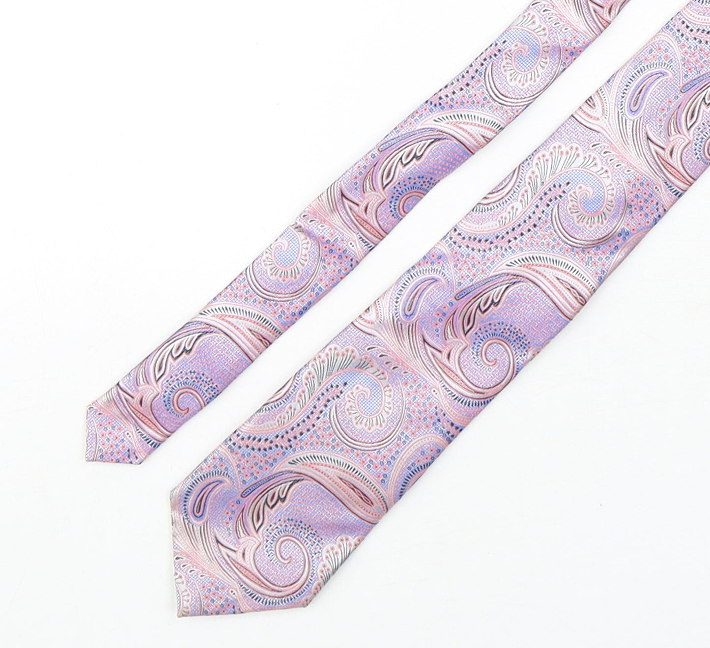 Marks and Spencer Mens Multicoloured Paisley Silk Pointed Tie One Size