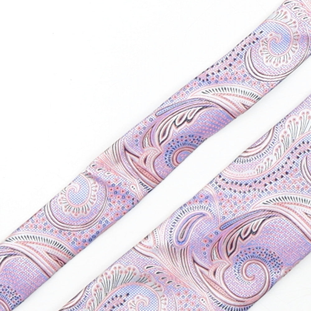 Marks and Spencer Mens Multicoloured Paisley Silk Pointed Tie One Size
