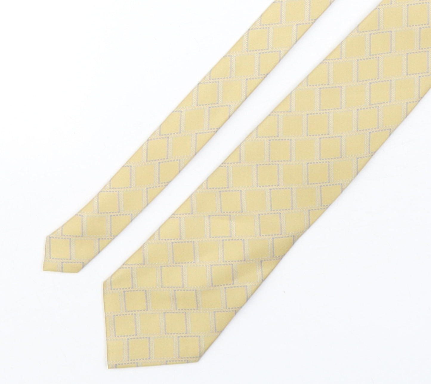 Soprano  Mens Multicoloured Geometric Polyester Pointed Tie One Size