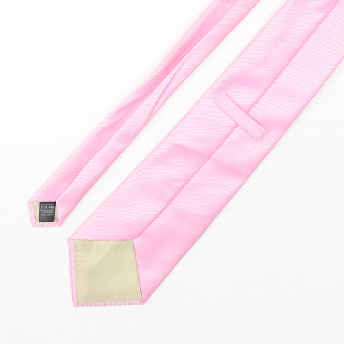 Marks and Spencer Mens Pink  Polyester Pointed Tie One Size