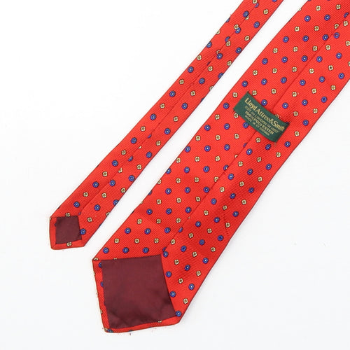 Lloyd Attree & Smith Mens Multicoloured Floral Polyester Pointed Tie One Size