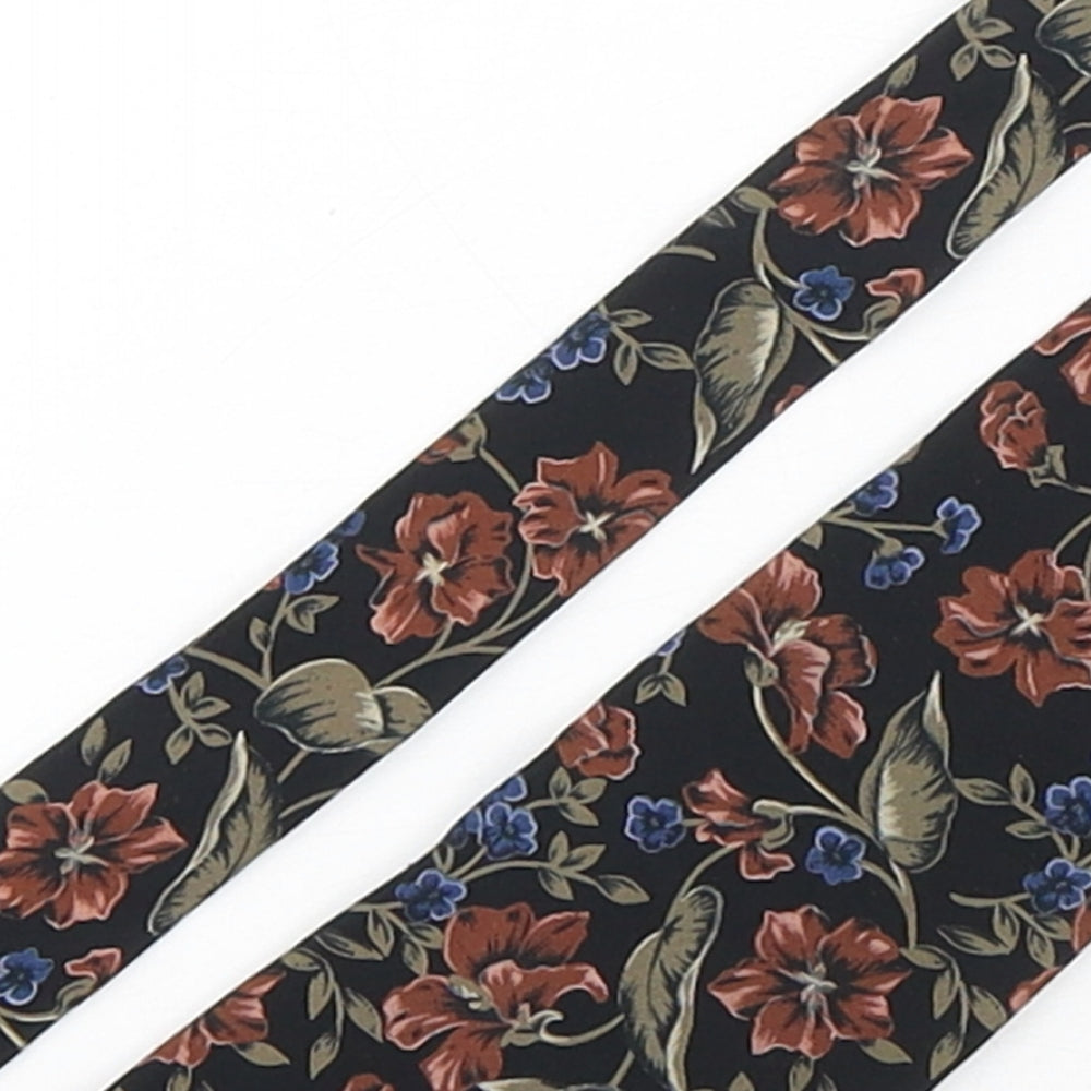 Charleston  Mens Multicoloured Floral Silk Pointed Tie One Size