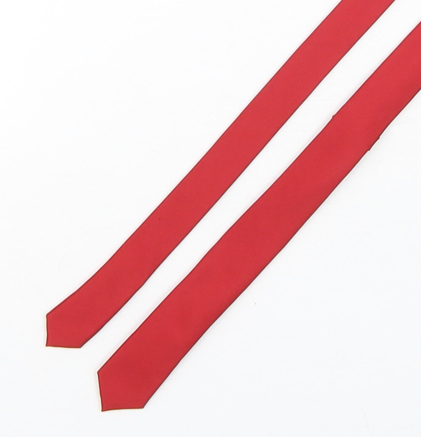 NEXT Mens Red  Polyester Pointed Tie One Size