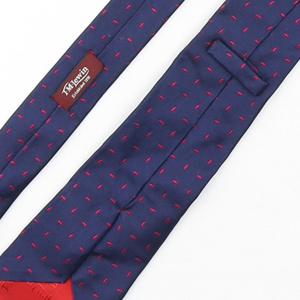 T.M.Lewin  Mens Multicoloured Geometric Silk Pointed Tie One Size