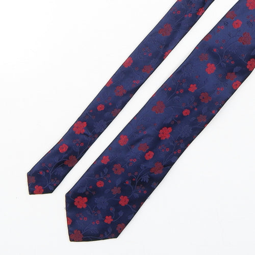 Savoy Taylors Guild Mens Multicoloured Floral Silk Pointed Tie One Size