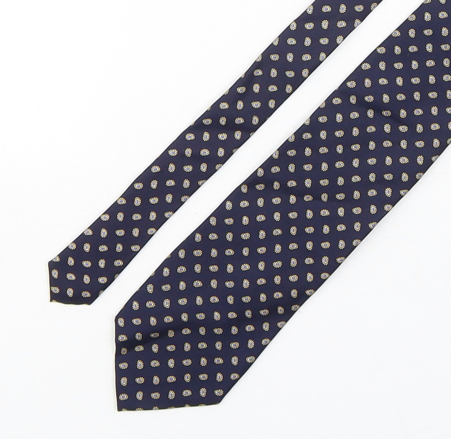 Angelo Bosani Mens Multicoloured Paisley Silk Pointed Tie One Size