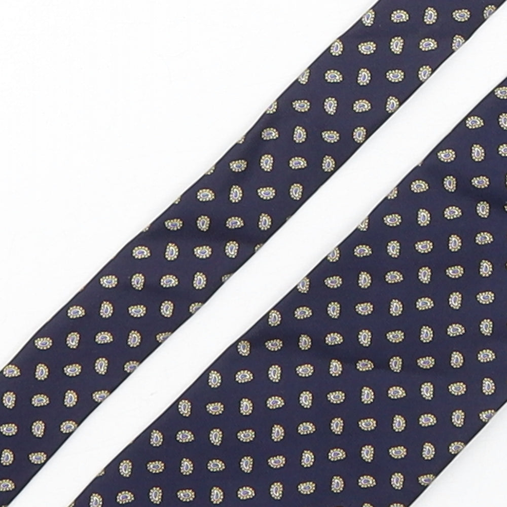 Angelo Bosani Mens Multicoloured Paisley Silk Pointed Tie One Size