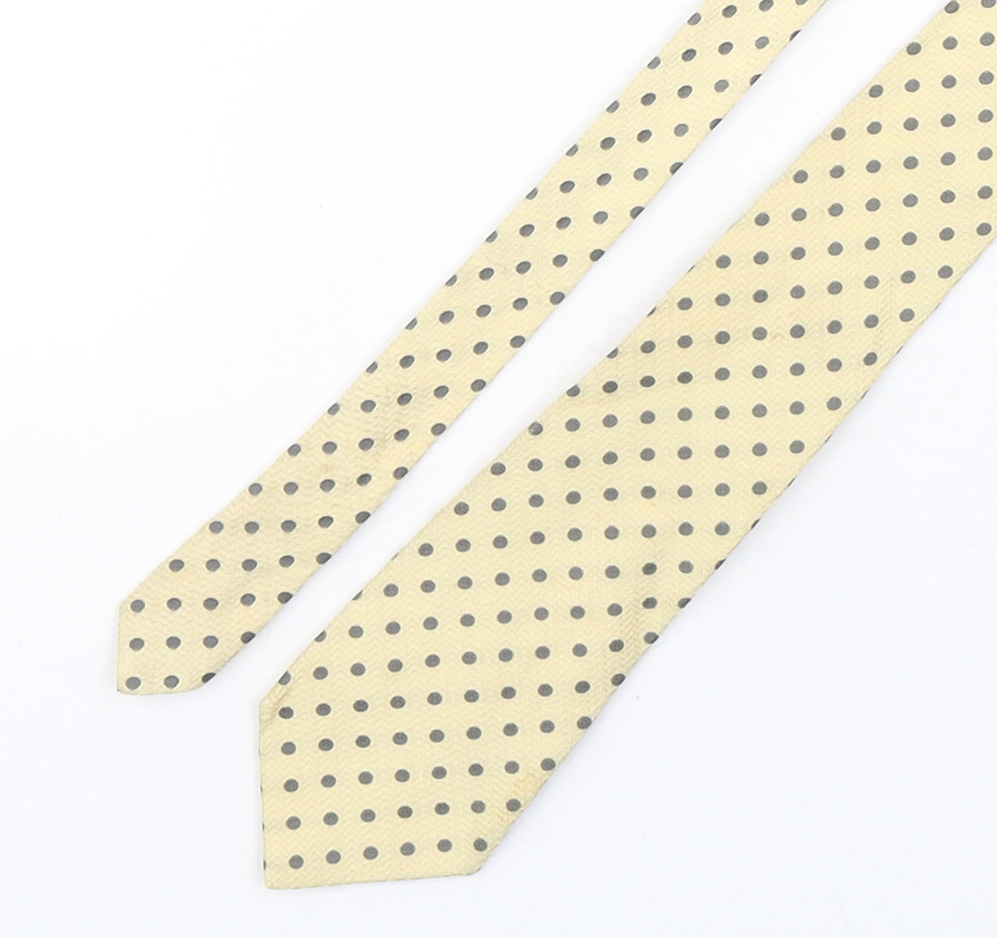 Aquascutum Mens Multicoloured Polka Dot Silk Pointed Tie One Size