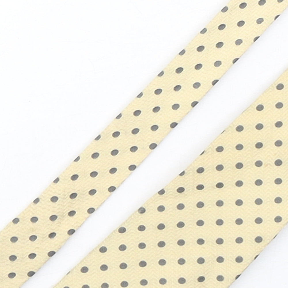 Aquascutum Mens Multicoloured Polka Dot Silk Pointed Tie One Size