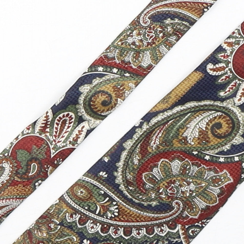 Marks and Spencer Mens Multicoloured Paisley Polyester Pointed Tie One Size