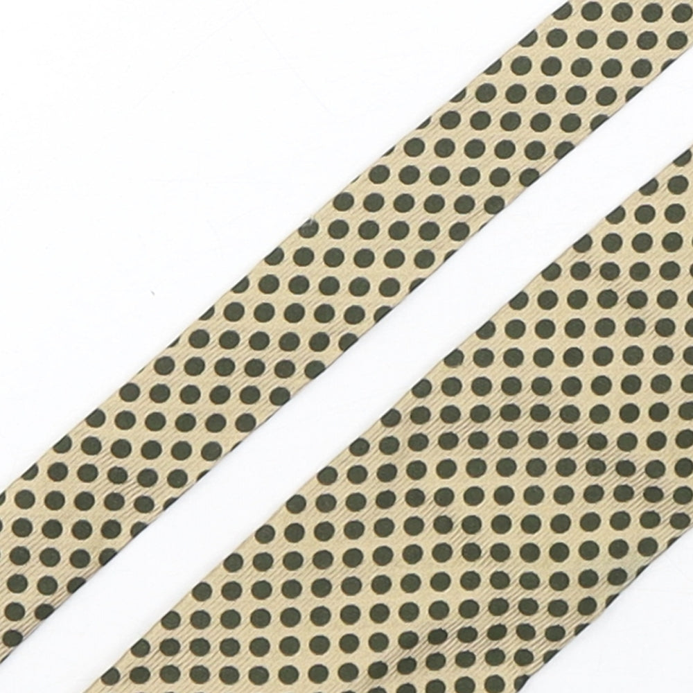 Marks and Spencer Mens Multicoloured Polka Dot Silk Pointed Tie One Size