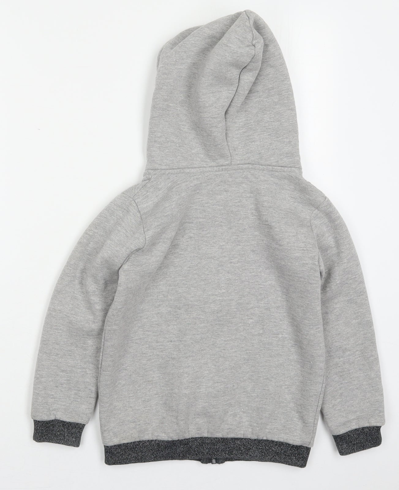 LFC Boys Grey  Cotton Full Zip Hoodie Size 7-8 Years  Zip