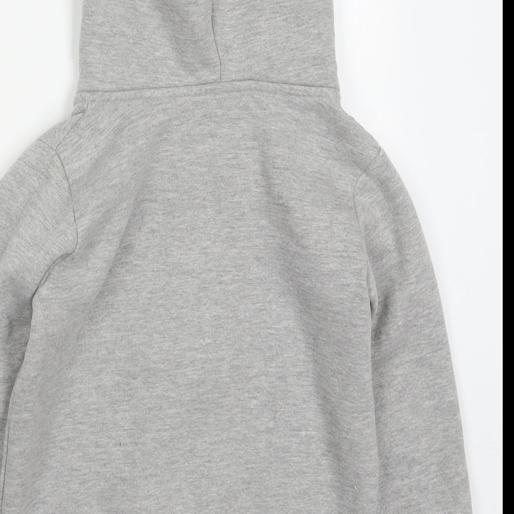 LFC Boys Grey  Cotton Full Zip Hoodie Size 7-8 Years  Zip