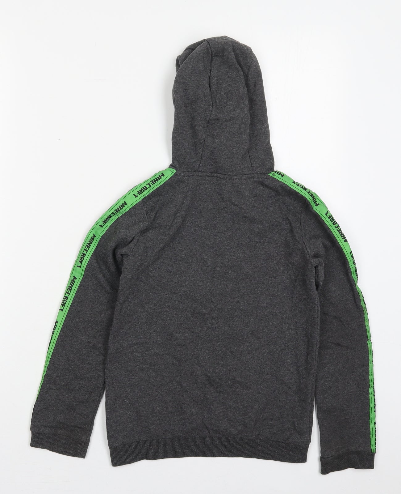 Pep&Co Boys Grey  Cotton Pullover Hoodie Size 8-9 Years  Pullover - Minecraft