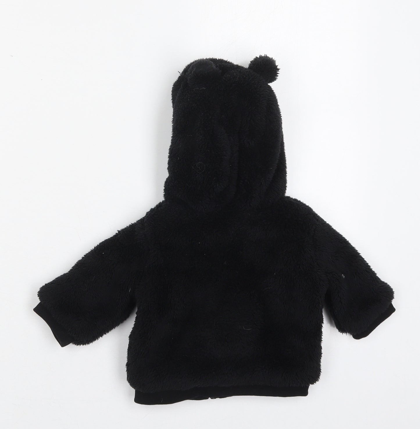 Nutmeg Baby Black   Jacket  Size 0-3 Months   Zip