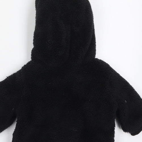 Nutmeg Baby Black   Jacket  Size 0-3 Months   Zip