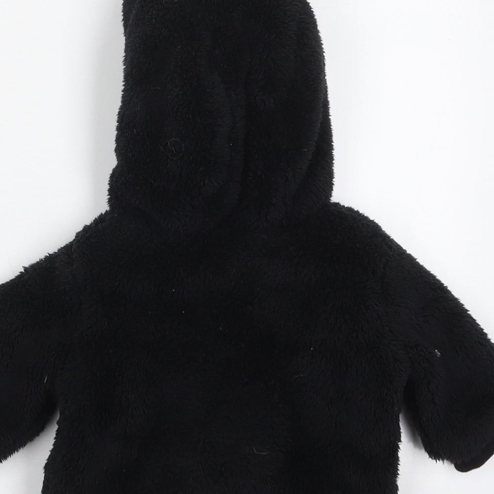 Nutmeg Baby Black   Jacket  Size 0-3 Months   Zip