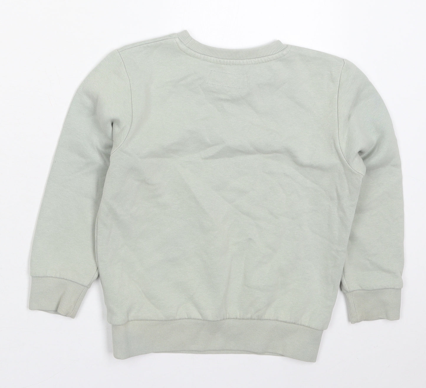 NEXT Boys Green  Cotton Pullover Sweatshirt Size 3-4 Years  Pullover