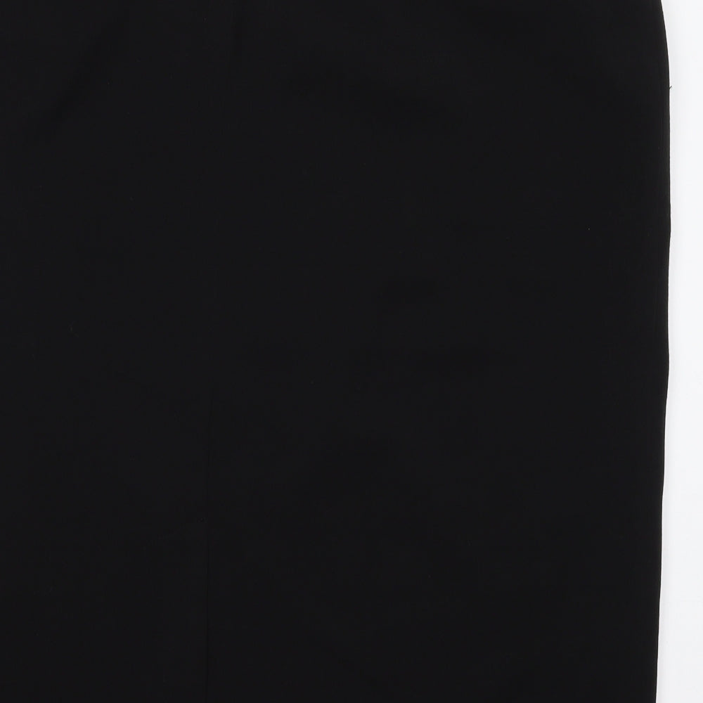 Simply Be Womens Black  Polyester Straight & Pencil Skirt Size 24   Zip
