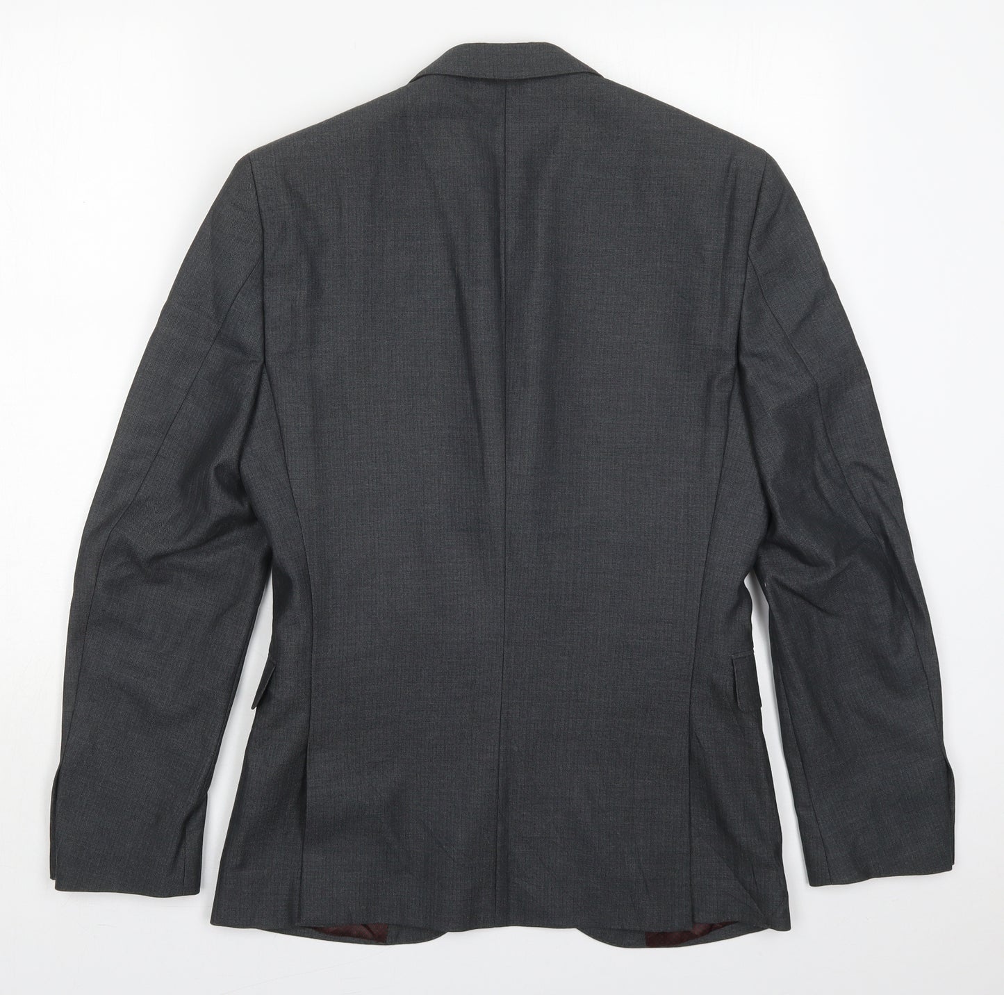 NEXT Mens Grey  Polyester Jacket Suit Jacket Size 36